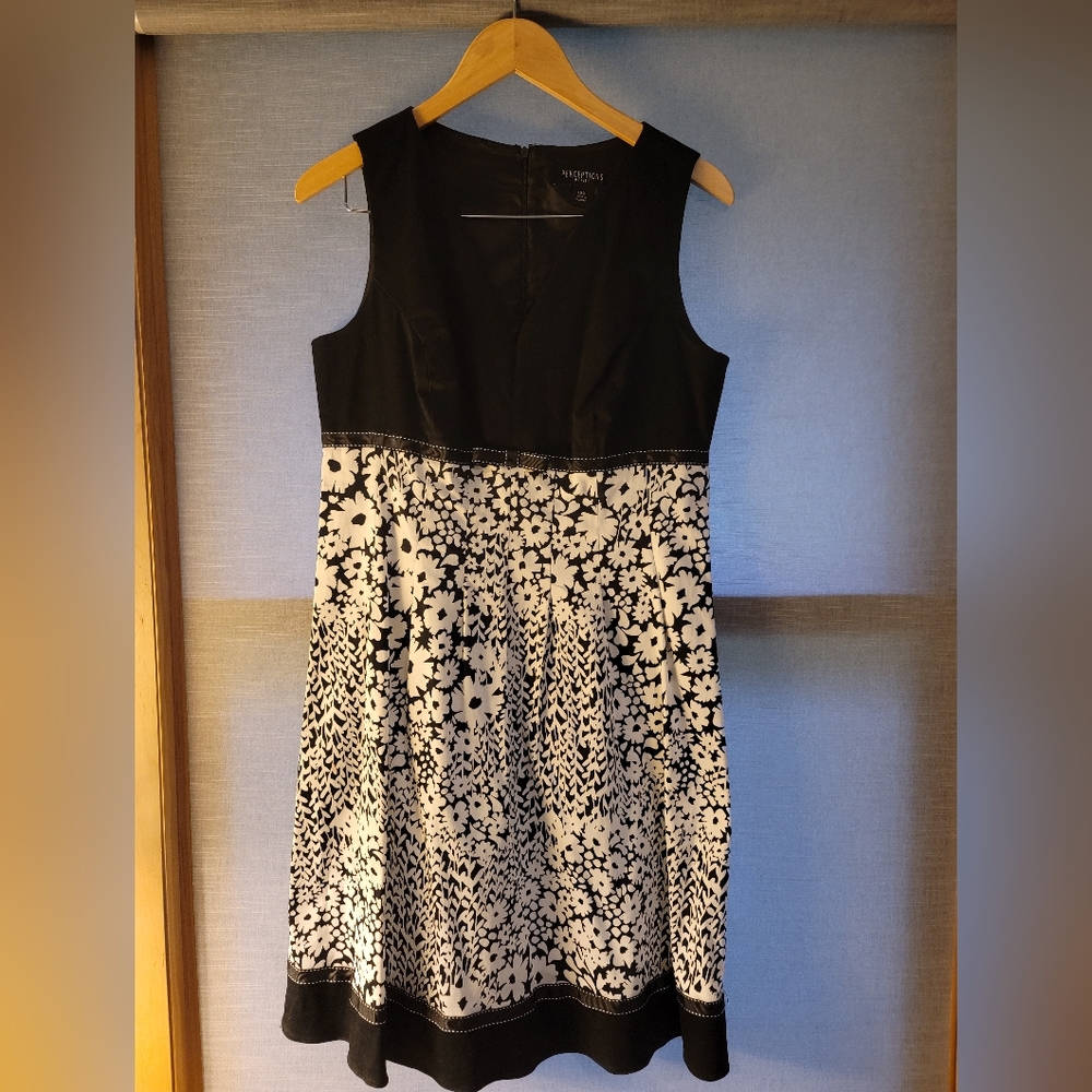 Black and white dress